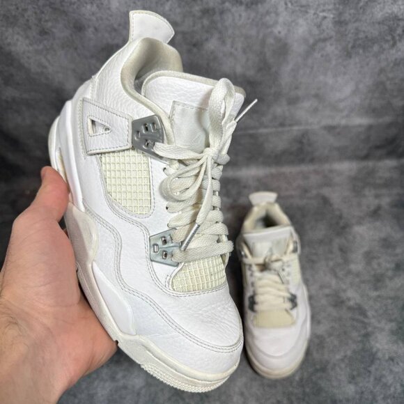 Size 4Y | Jordan 4 Pure Monet No Box | Pre-Owned - Picture 1 of 8